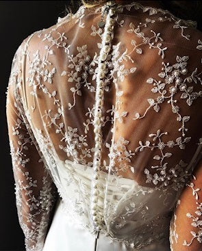 A Winter Wonderland of White Lace Fabric