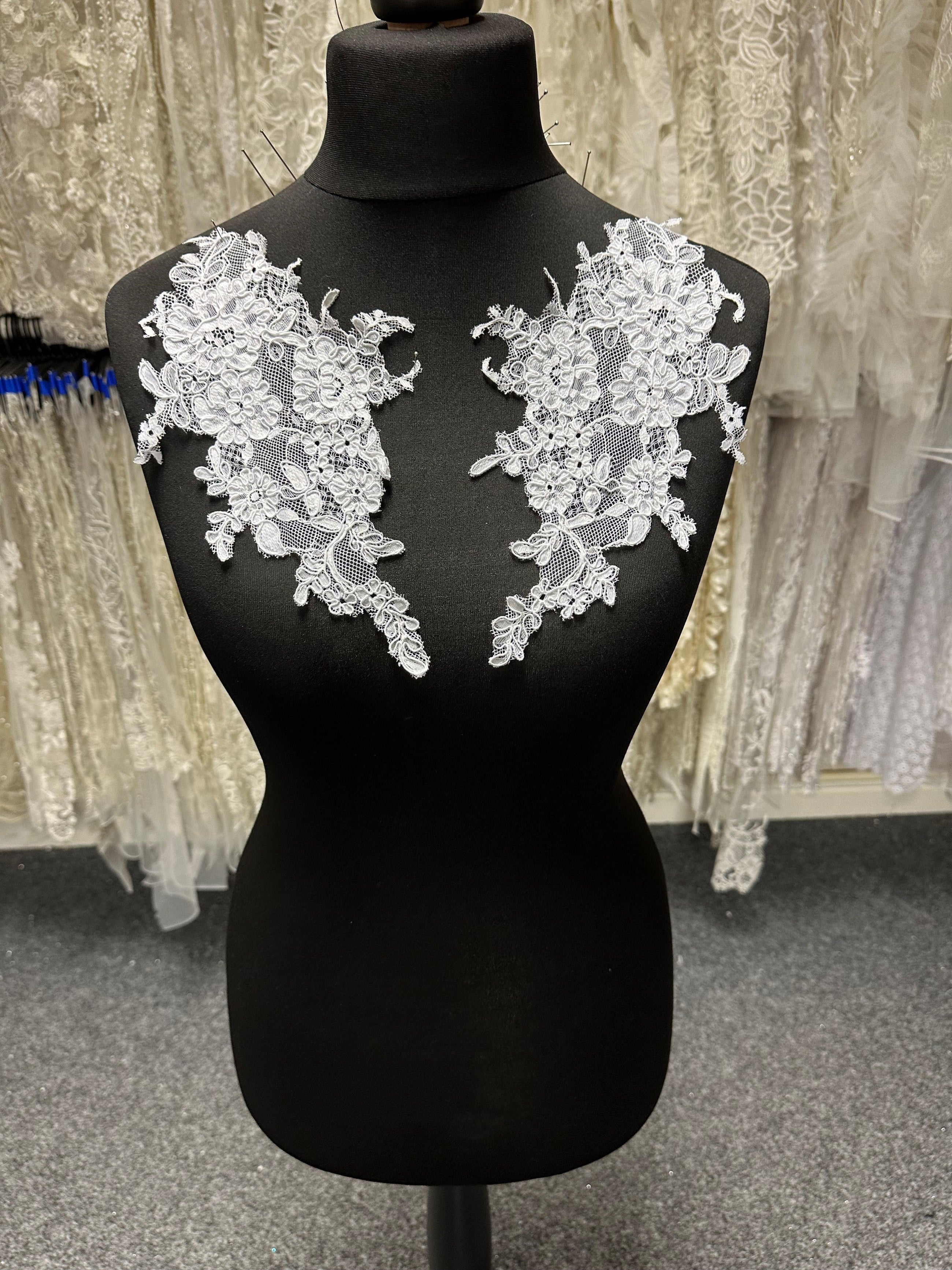 White Lace Appliques