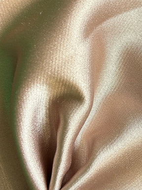 Satin Poly Stretch Amande - Cérémonie