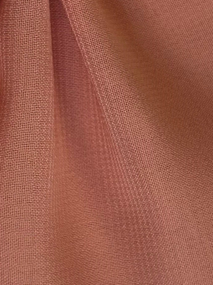 Mousseline Polyester Rose Antique - Bienveillance