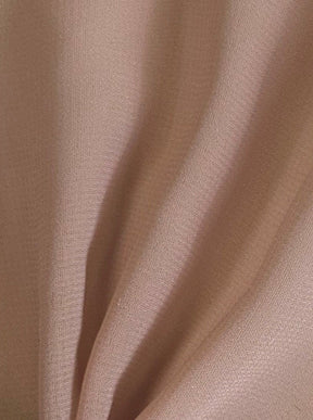 Tissu mousseline de soie polyester rose antique - Serendipity