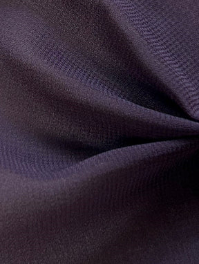 Tissu Mousseline de Polyester Aubergine - Serendipity