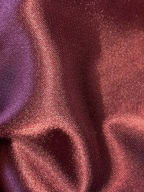 Satin Stretch Polyester Bordeaux - Empathie