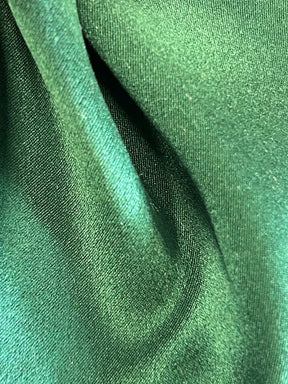 Satin Vert Bouteille - Magnifique