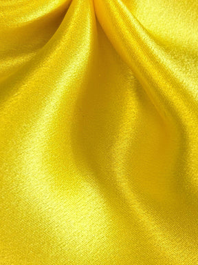 Satin de Soie Jaune Vif - Magnifique