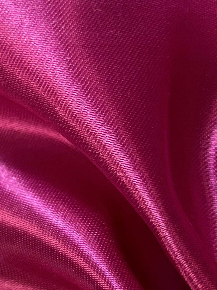 Satin Polyester Cerise - Ascot