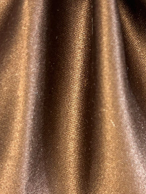 Satin Polyester Chocolat - Majestic