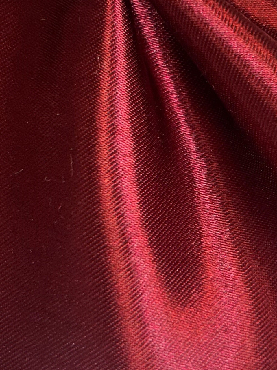 Satin Polyester Bordeaux - Ascot