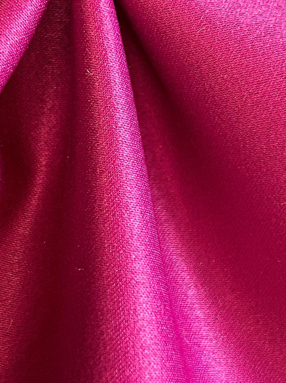 Crêpe Endos Satin Bordeaux - Princesse