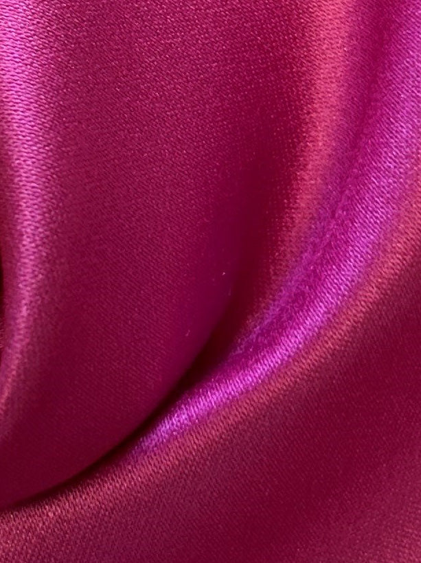 Satin Duchesse Polyester Cerise - Contessa