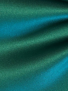 Satin Duchesse Polyester Vert Forêt - Contessa