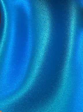 Satin Duchesse Polyester Turquoise - Contessa