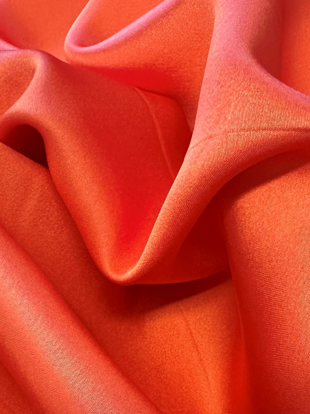 Satin Polyester Rose Corail - Hubris