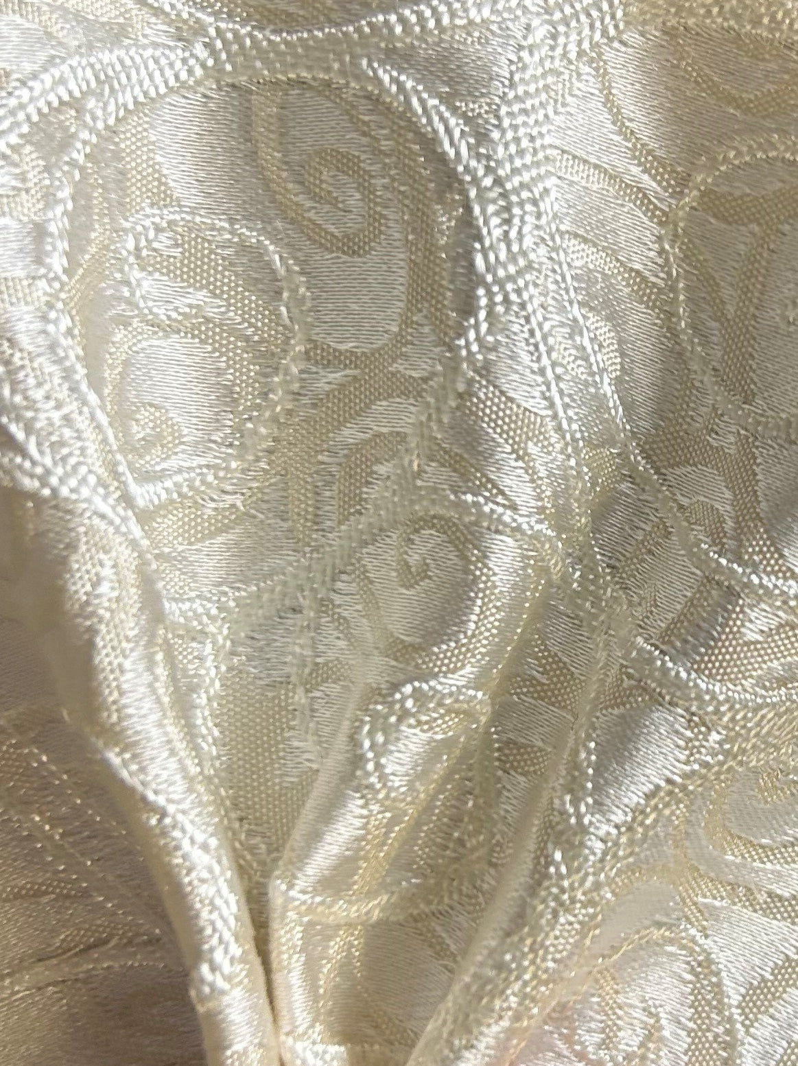 Tissu Jacquard Crème - Cagliari