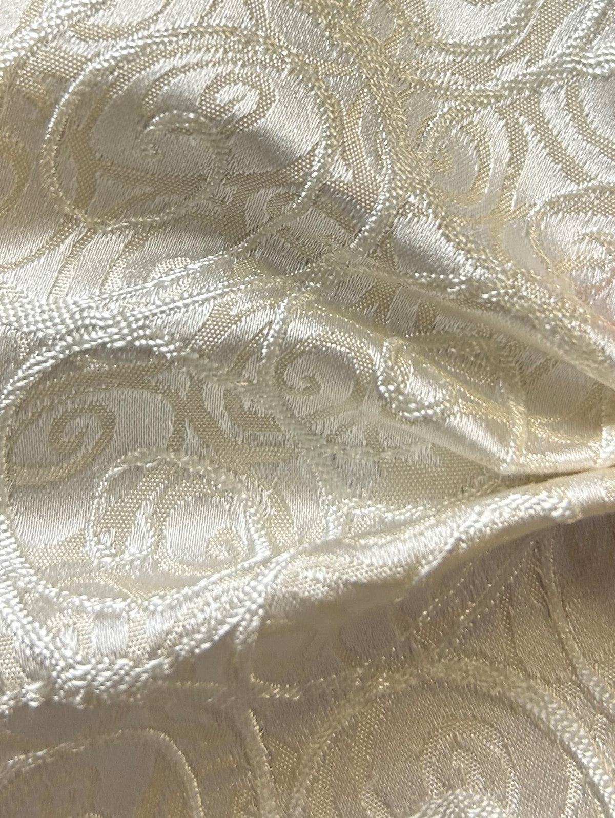 Tissu Jacquard Crème - Cagliari