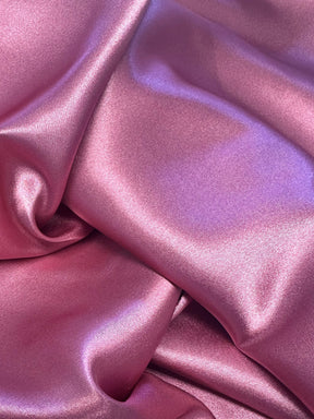 Satin Stretch Polyester Rose Foncé - Empathie