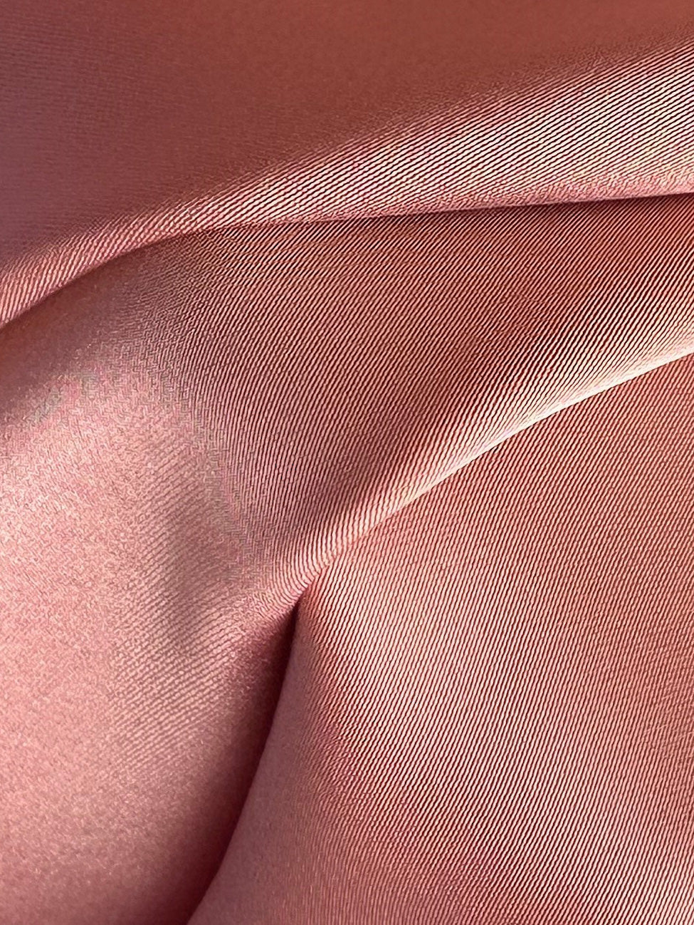 Satin Polyester Rose Poudré - Hubris