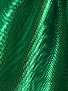 Satin Polyester Émeraude - Ascot