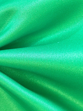 Satin Polyester Émeraude - Majestic