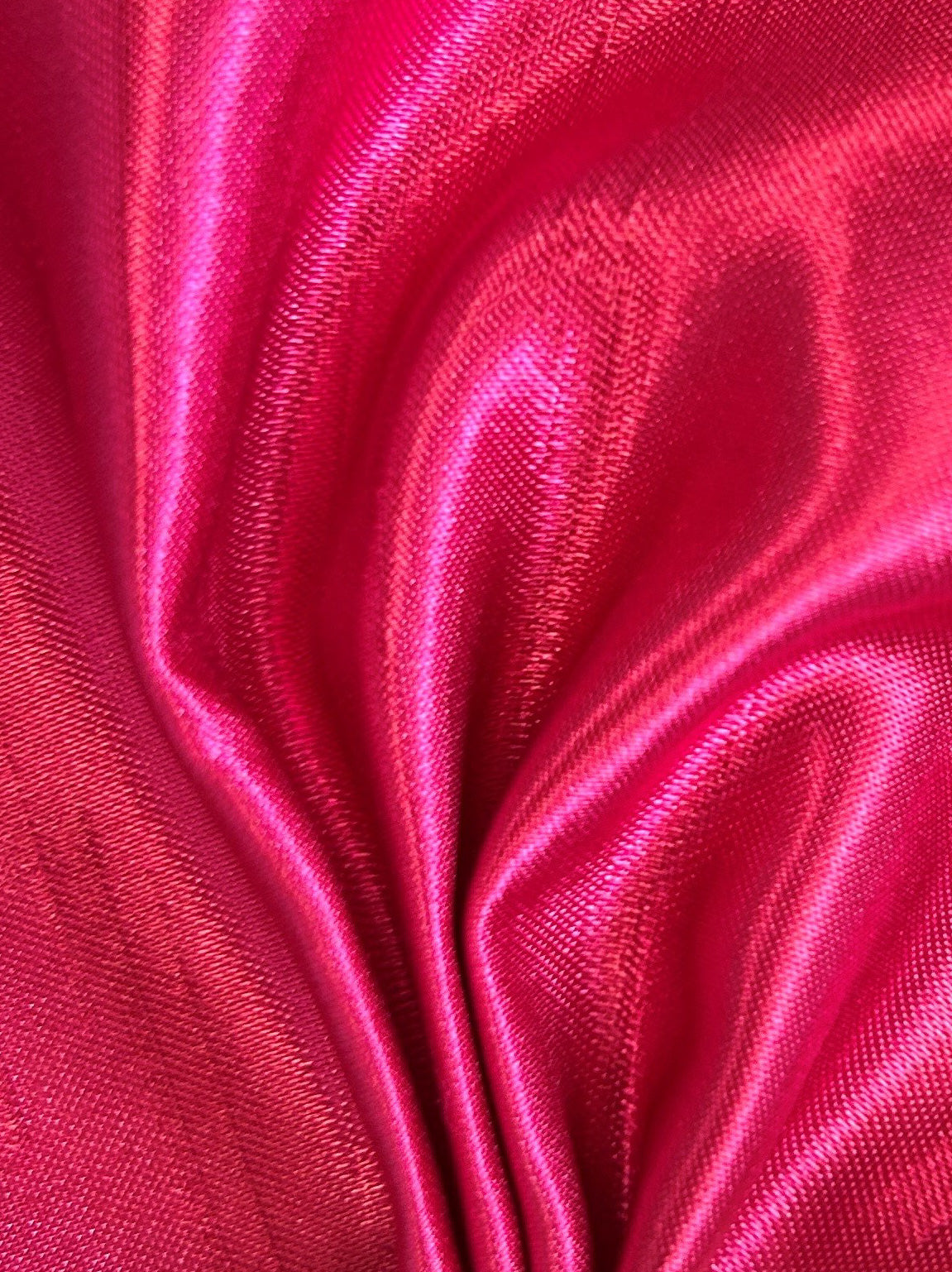 Dupion en satin de polyester fuchsia - Clarté