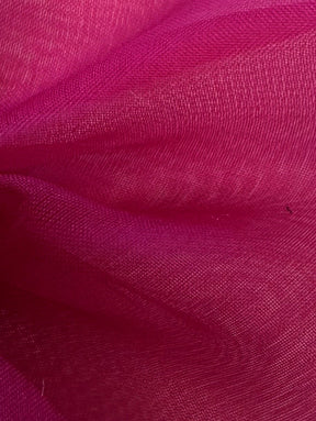 Organza de Soie Fuchsia - Évolution