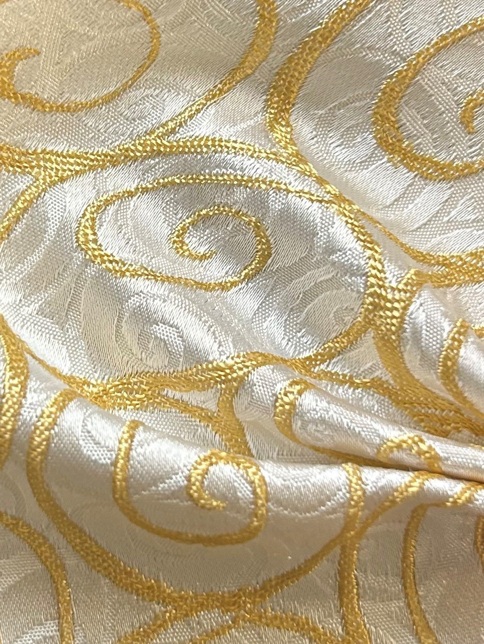 Tissu Jacquard Doré - Cagliari