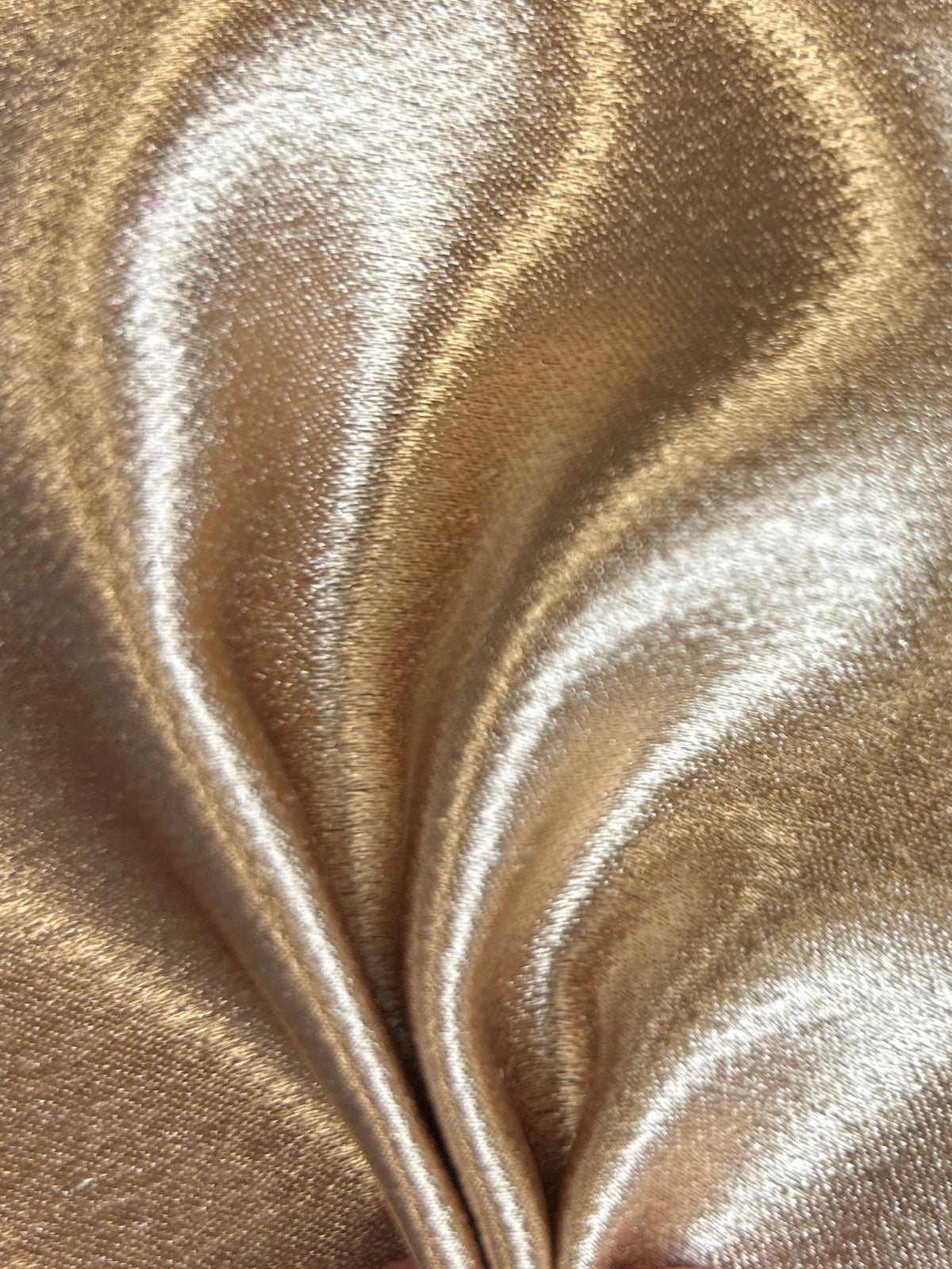 Satin Crêpe Polyester Doré - Desire