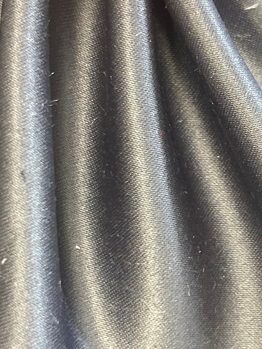Satin Polyester Gun Metal - Majestic