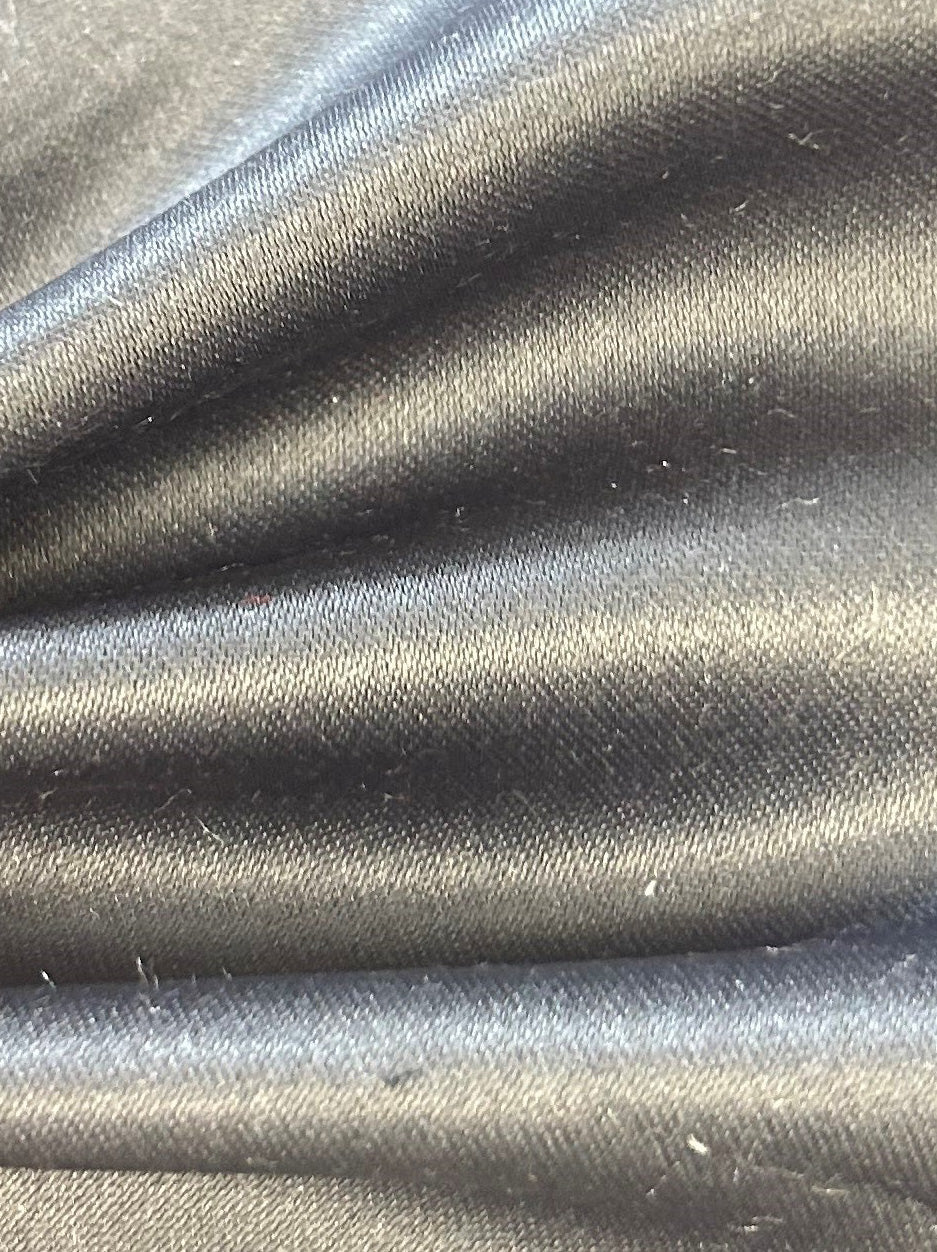 Satin Polyester Gun Metal - Majestic
