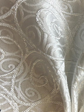 Tissu Jacquard Ivoire - Cagliari