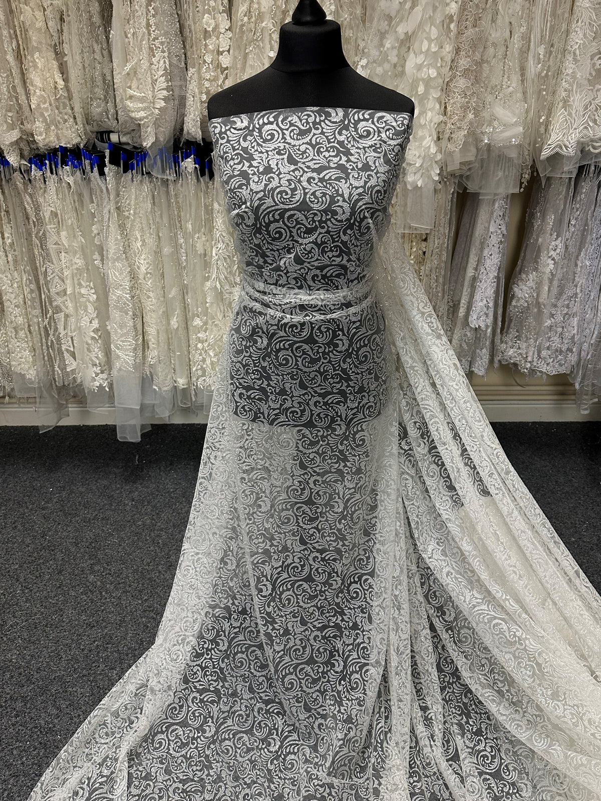 Tulle pailleté ivoire – Captivation