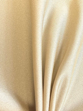 Satin de polyester extensible latte - Confiance