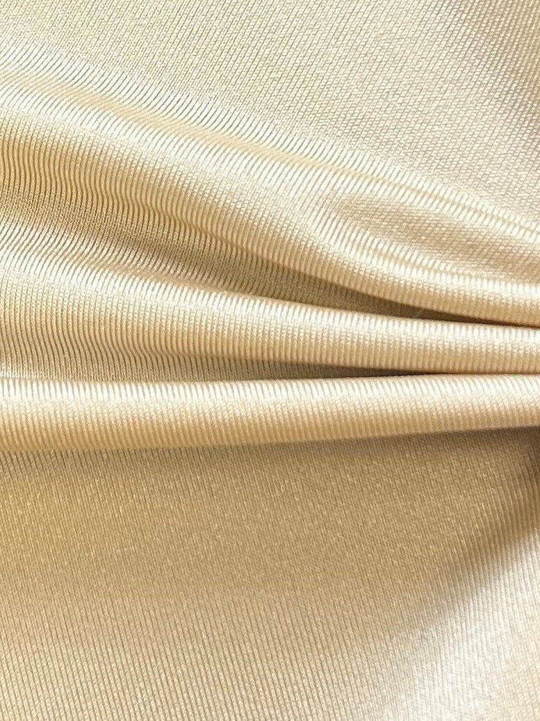 Satin de polyester extensible latte - Confiance