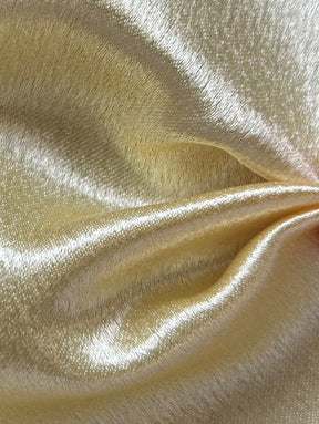 Satin Crêpe Polyester Citron - Désir