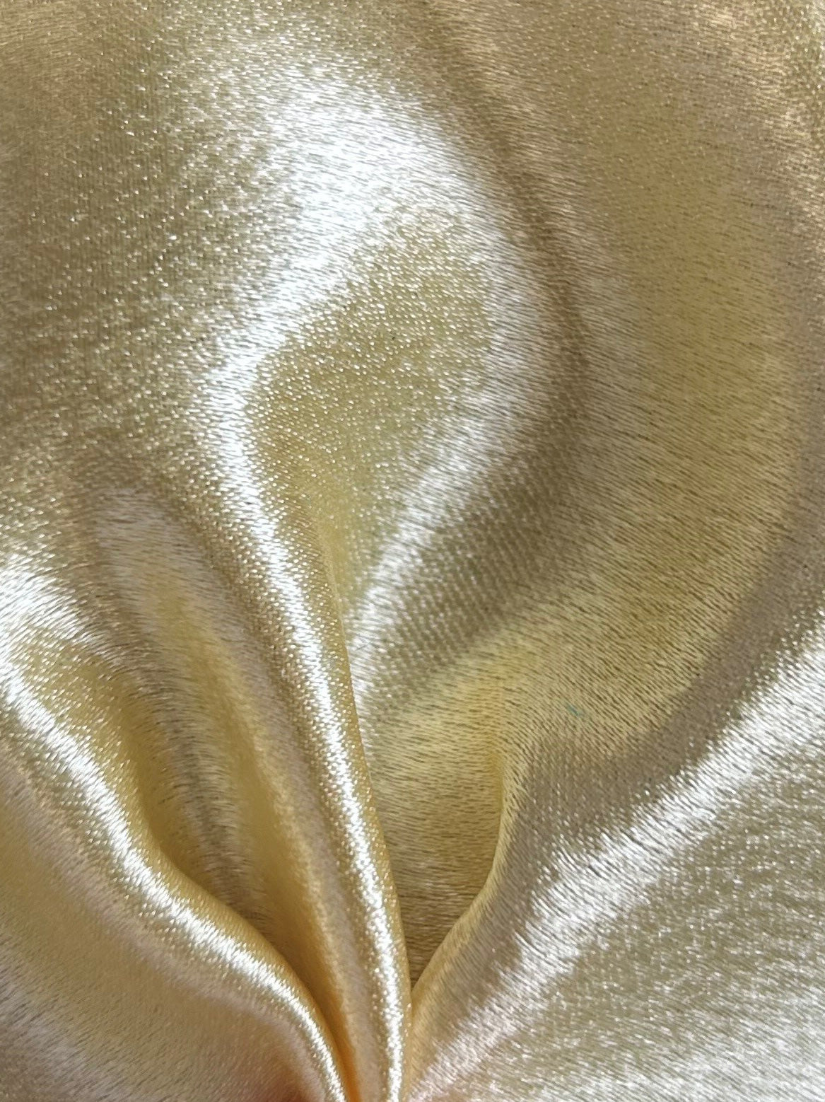 Satin Crêpe Polyester Citron - Désir