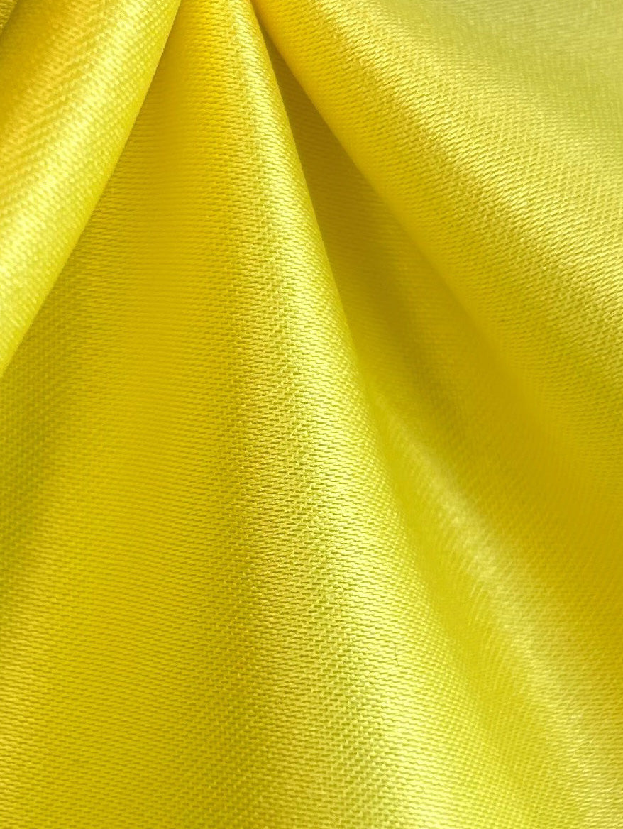 Satin Polyester Citron - Majestic