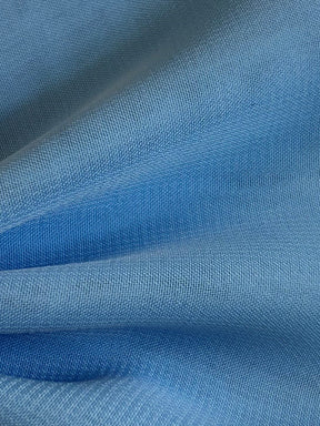 Mousseline de Polyester Bleu Clair - Bienveillance