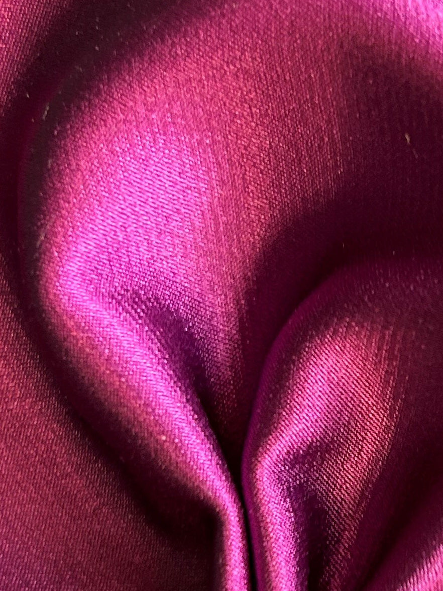 Satin Poly Stretch Magenta - Cérémonie