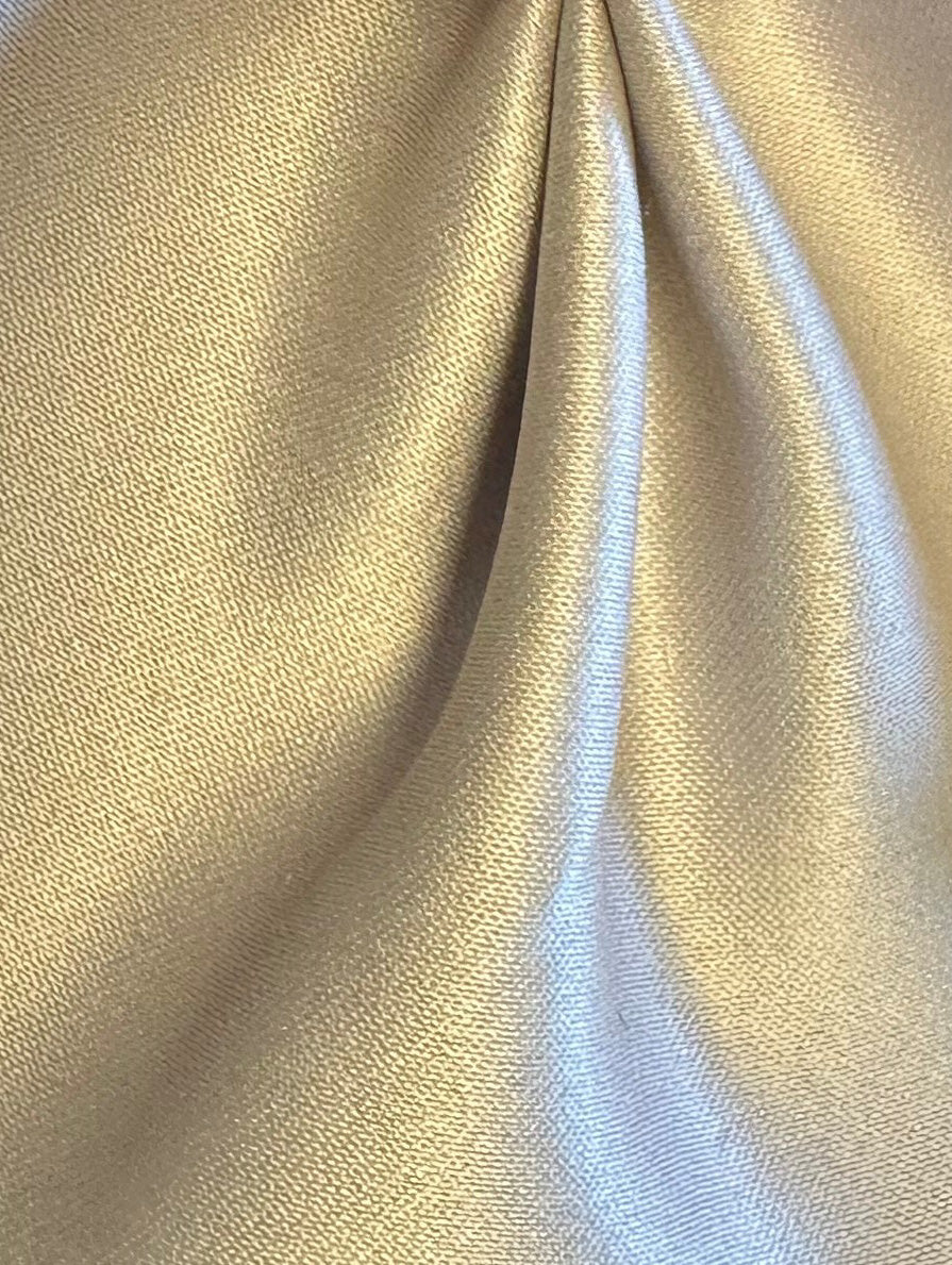 Satin de polyester huître - Majestic