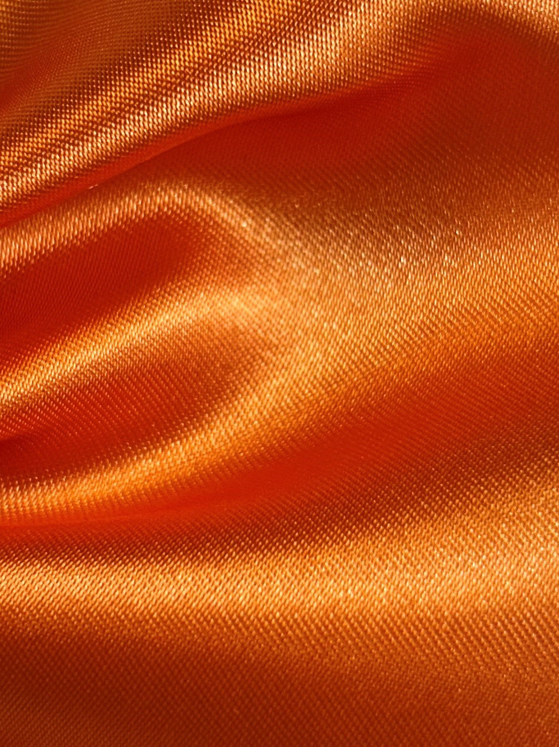 Satin Polyester Orange - Ascot