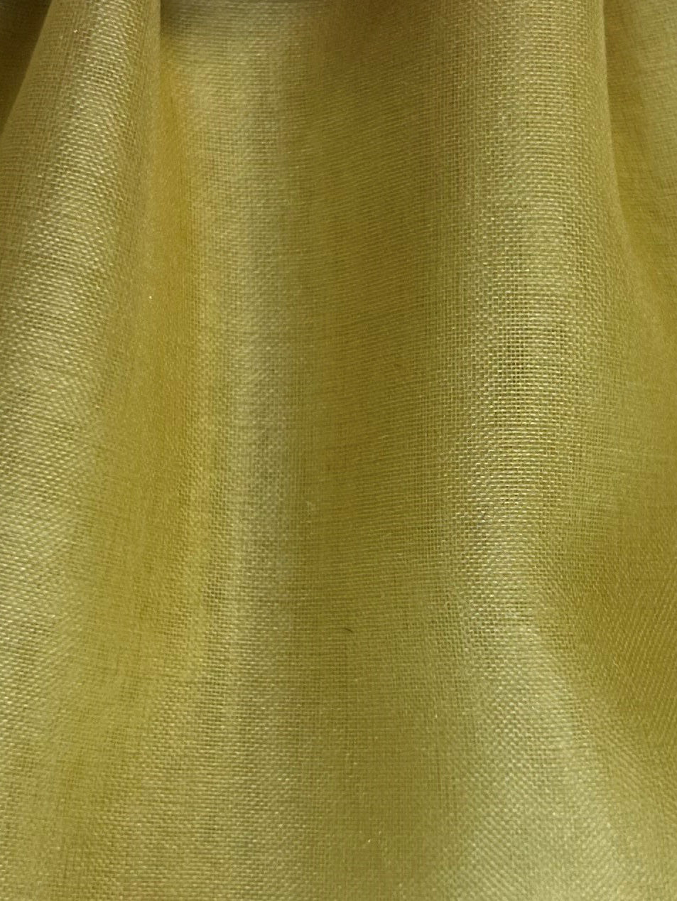 Organza de Soie Jaune Pâle - Évolution