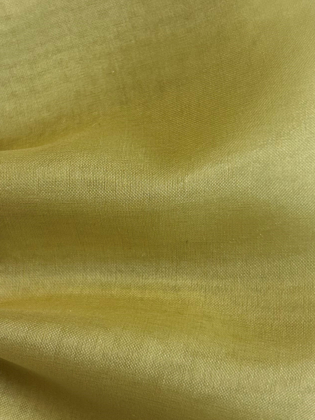 Organza de Soie Jaune Pâle - Évolution