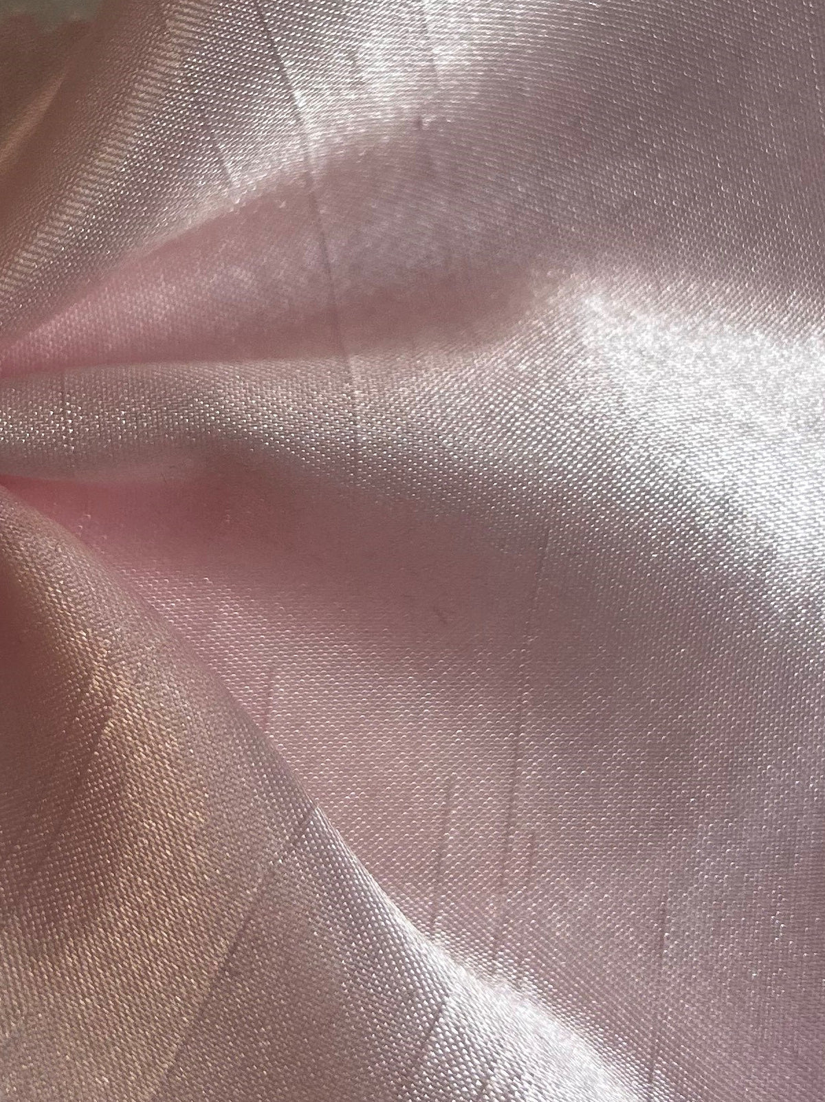 Dupion en satin de polyester rose - Clarté