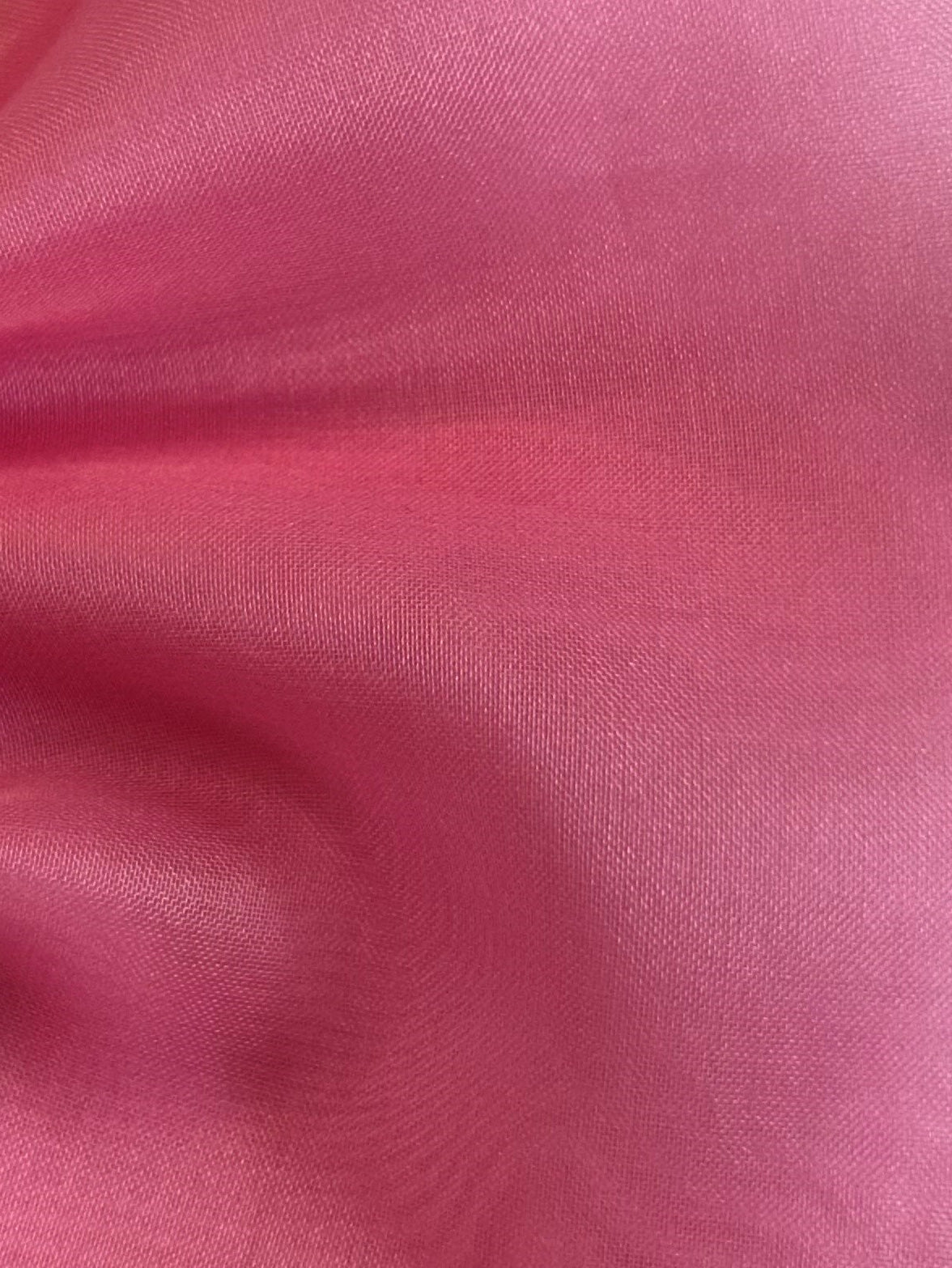 Organza de Soie Rose - Évolution