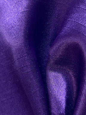 Dupion en satin de polyester violet - Clarté