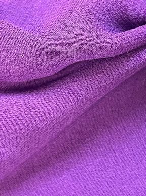 Georgette de Soie Violette - Shimmer