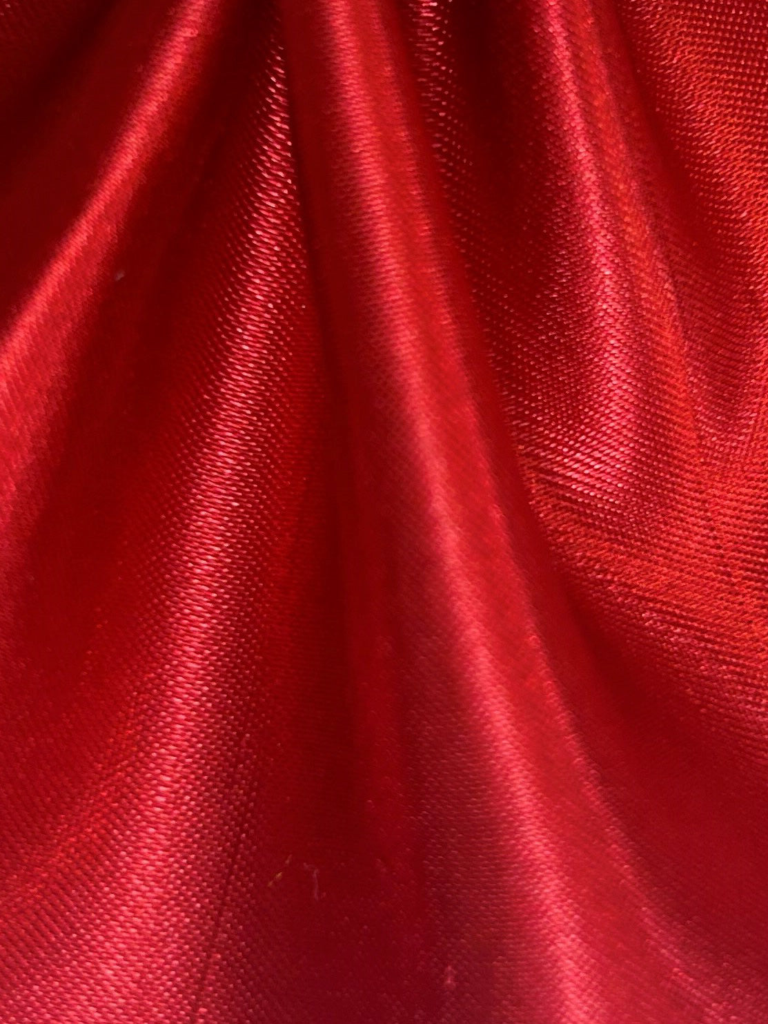 Dupion en satin de polyester rouge - Clarté