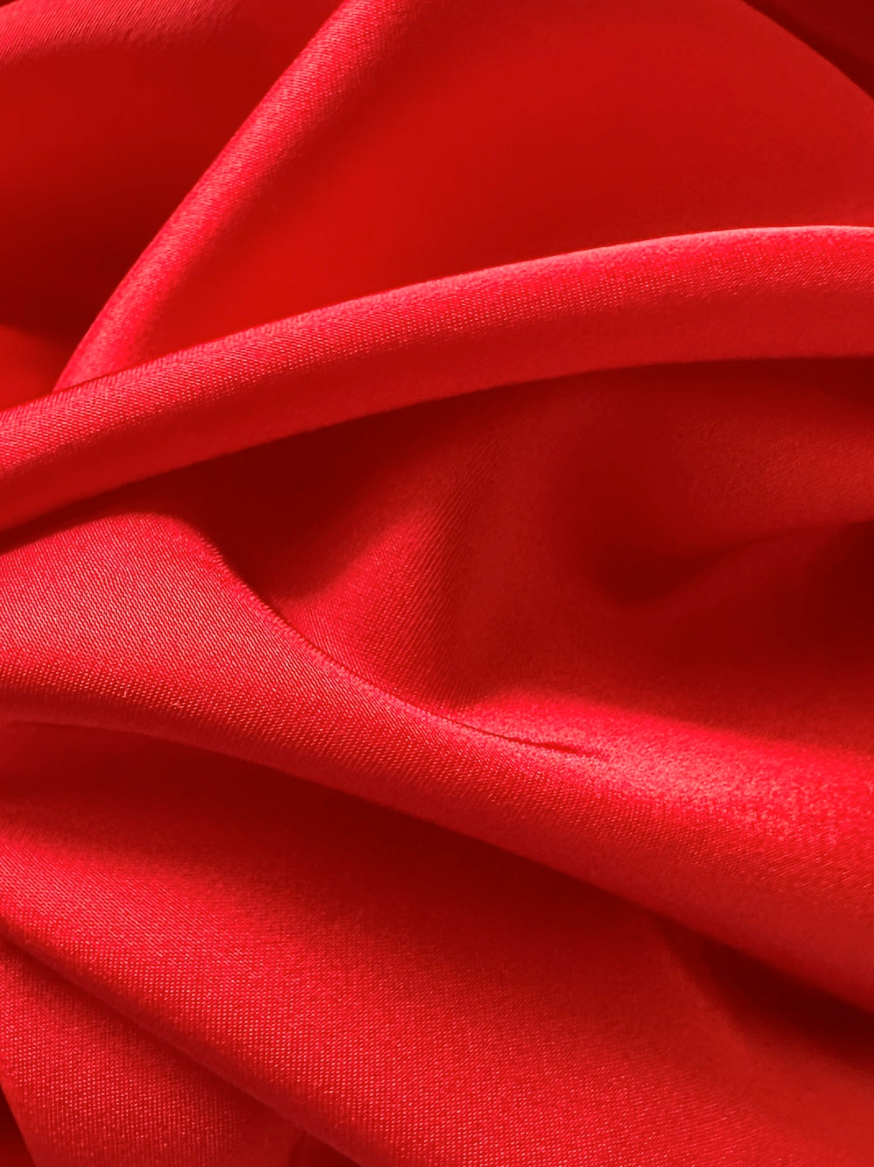 Satin Polyester Rouge - Hubris