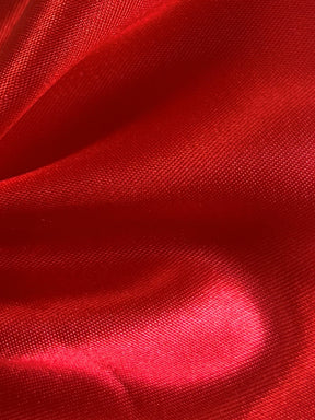 Satin Polyester Rouge - Ascot