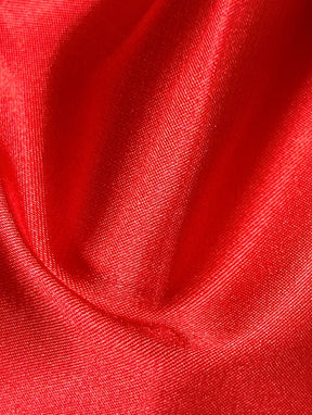 Satin Stretch Polyester Rouge - Empathie